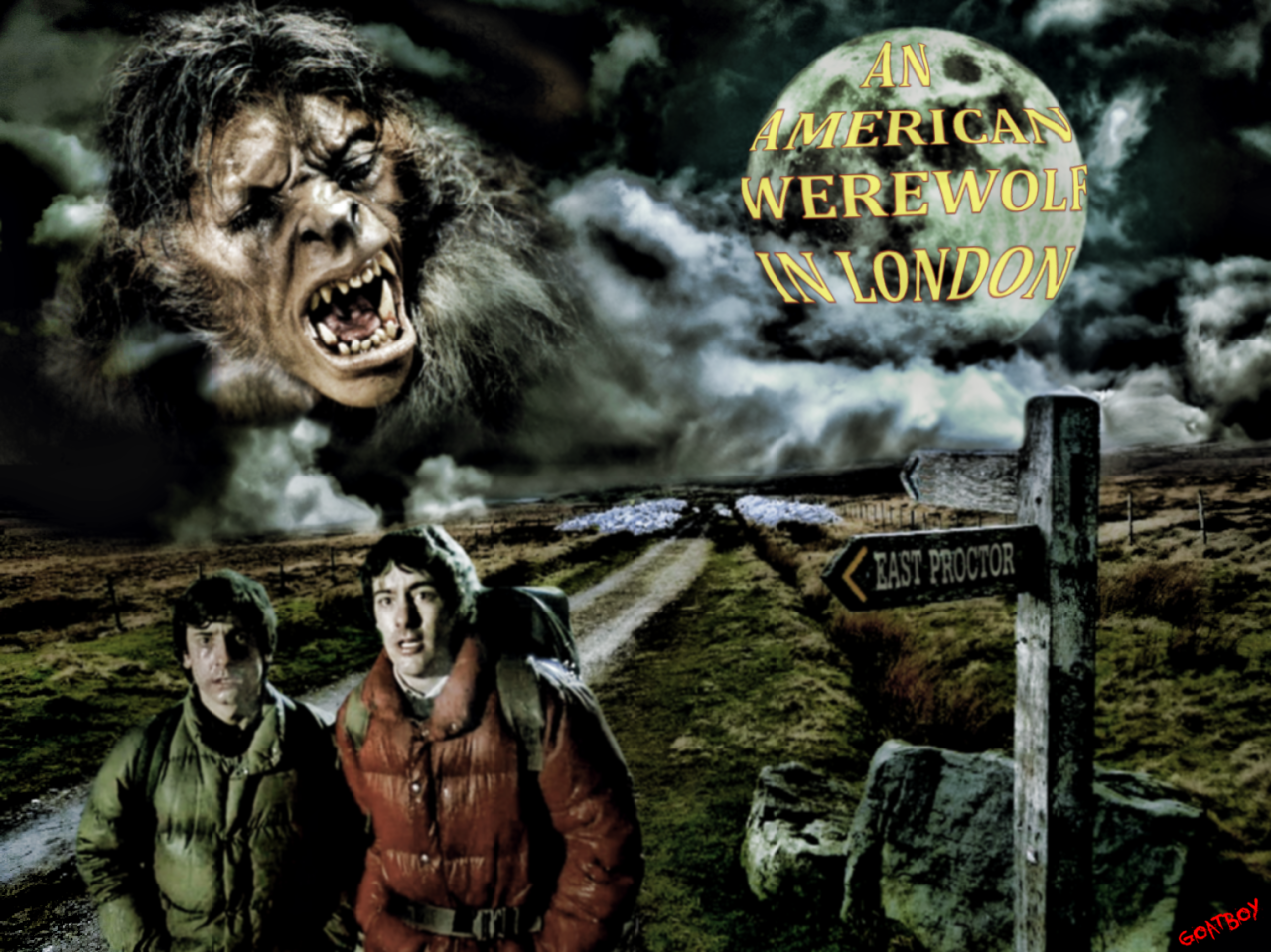 american werewolf poster.